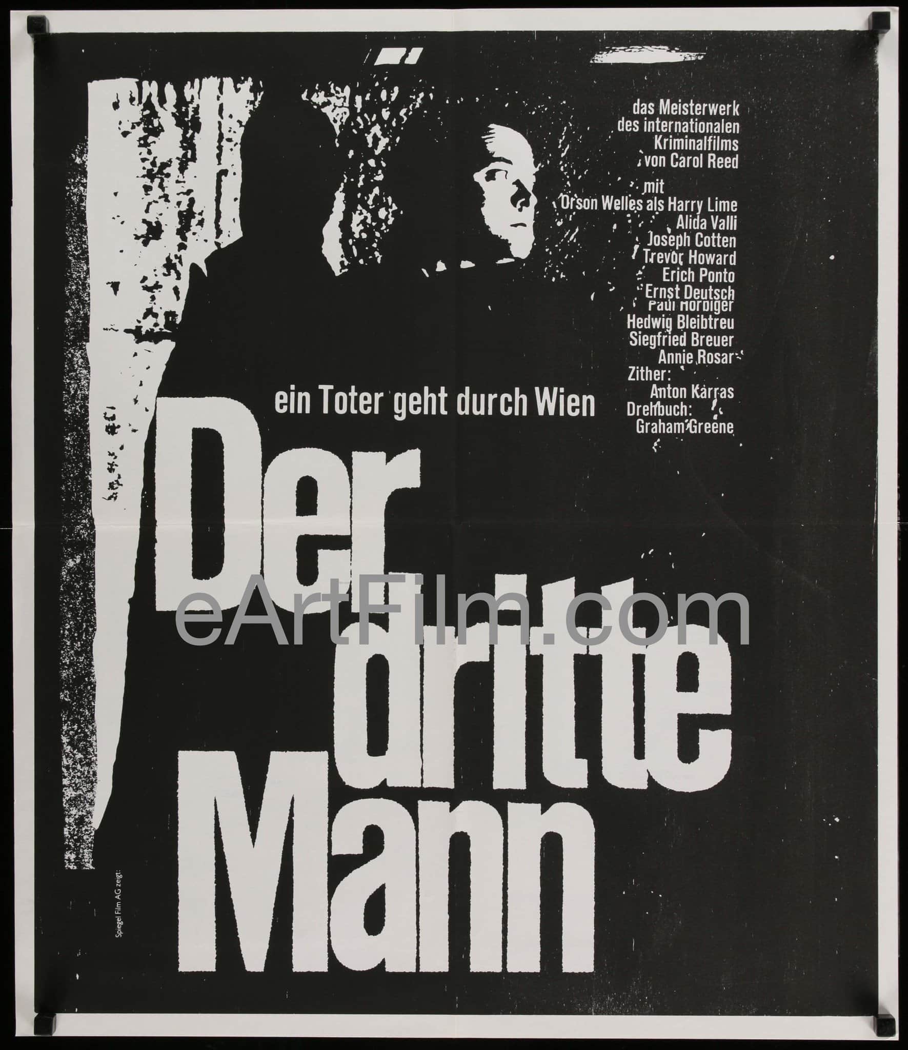 The Third Man-R1980's-Joseph Cotten-Orson Welles-Film Noir Classic ...