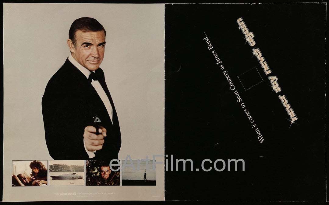 eArtFilm.com Trade Ad (14"x17.25")-U.S Never Say Never Again-1983-RARE 14x17 trade ad-Sean Connery is James Bond 007!