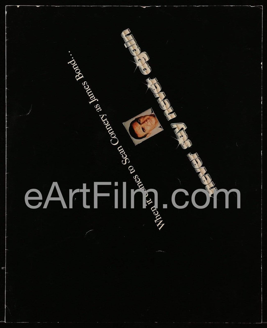 eArtFilm.com Trade Ad (14"x17.25")-U.S Never Say Never Again-1983-RARE 14x17 trade ad-Sean Connery is James Bond 007!