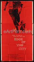 eArtFilm.com U.S 3 Sheet (41"x81") Edge Of The City 1956 41x81 Saul Bass John Cassavetes Sidney Poitier Ruby Dee
