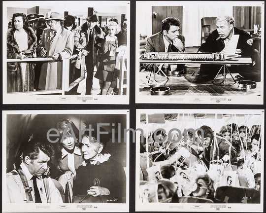 eArtFilm.com U.S 8"x10" Scene Cards Airport-1970-6-8x10s-Burt Lancaster-Dean Martin-Jean Seberg-George Kennedy