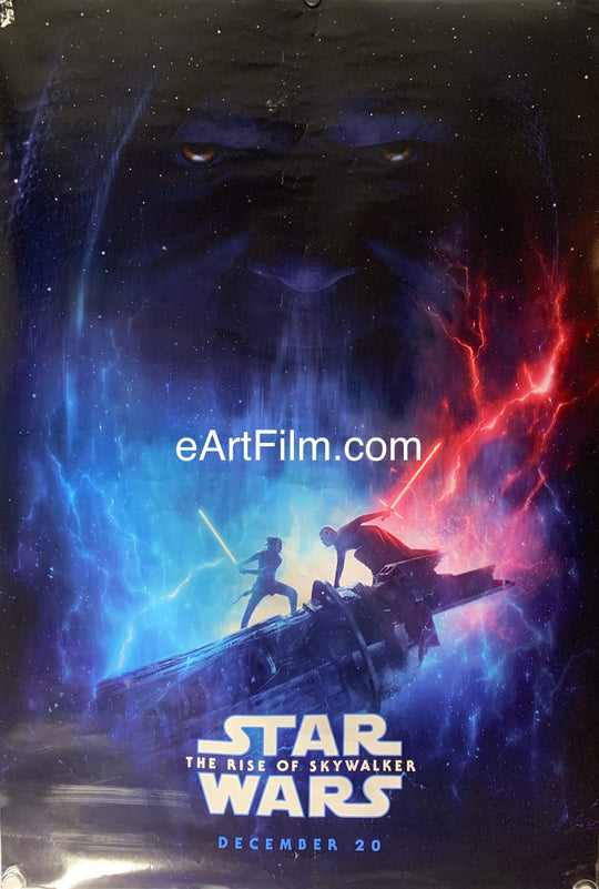 eArtFilm.com U.S Advance One Sheet (27"x40") Double Sided Star Wars Episode IX The Rise of Skywalker 2019 27x40 advance Carrie Fisher