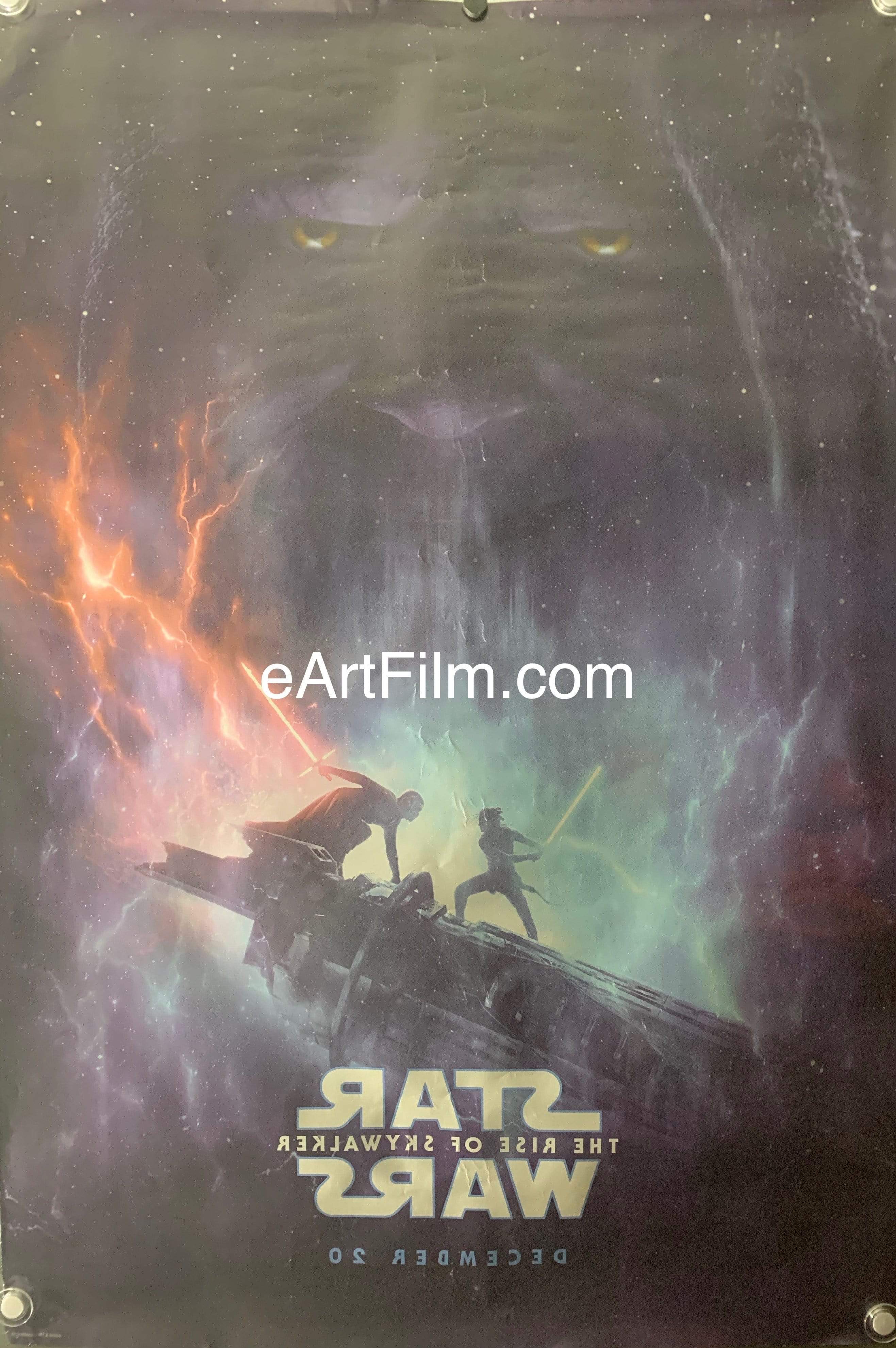 eArtFilm.com U.S Advance One Sheet (27"x40") Double Sided Star Wars Episode IX The Rise of Skywalker 2019 27x40 advance Carrie Fisher