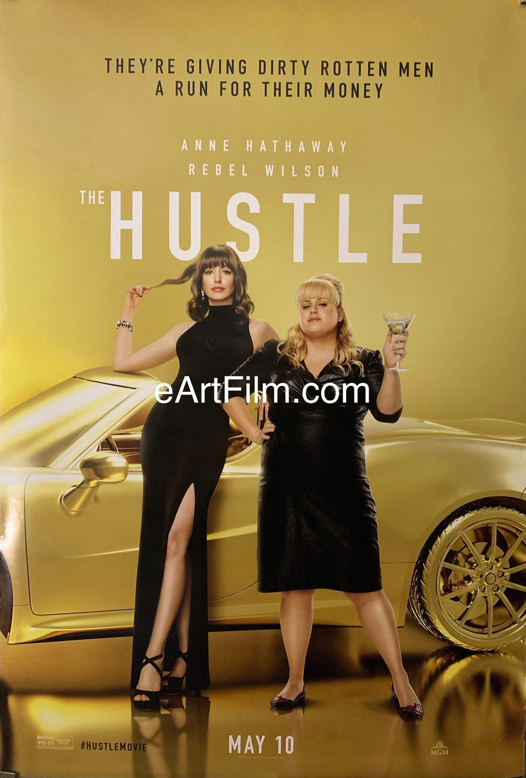 eArtFilm.com U.S Advance One Sheet (27"x40") Hustle 2019 27x40 DS Anne Hathaway Rebel Wilson comedy