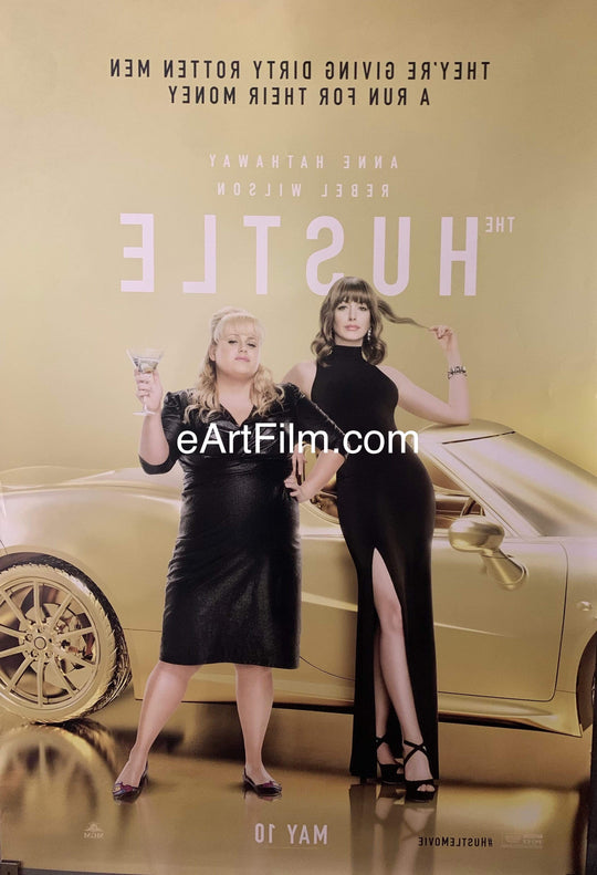 eArtFilm.com U.S Advance One Sheet (27"x40") Hustle 2019 27x40 DS Anne Hathaway Rebel Wilson comedy