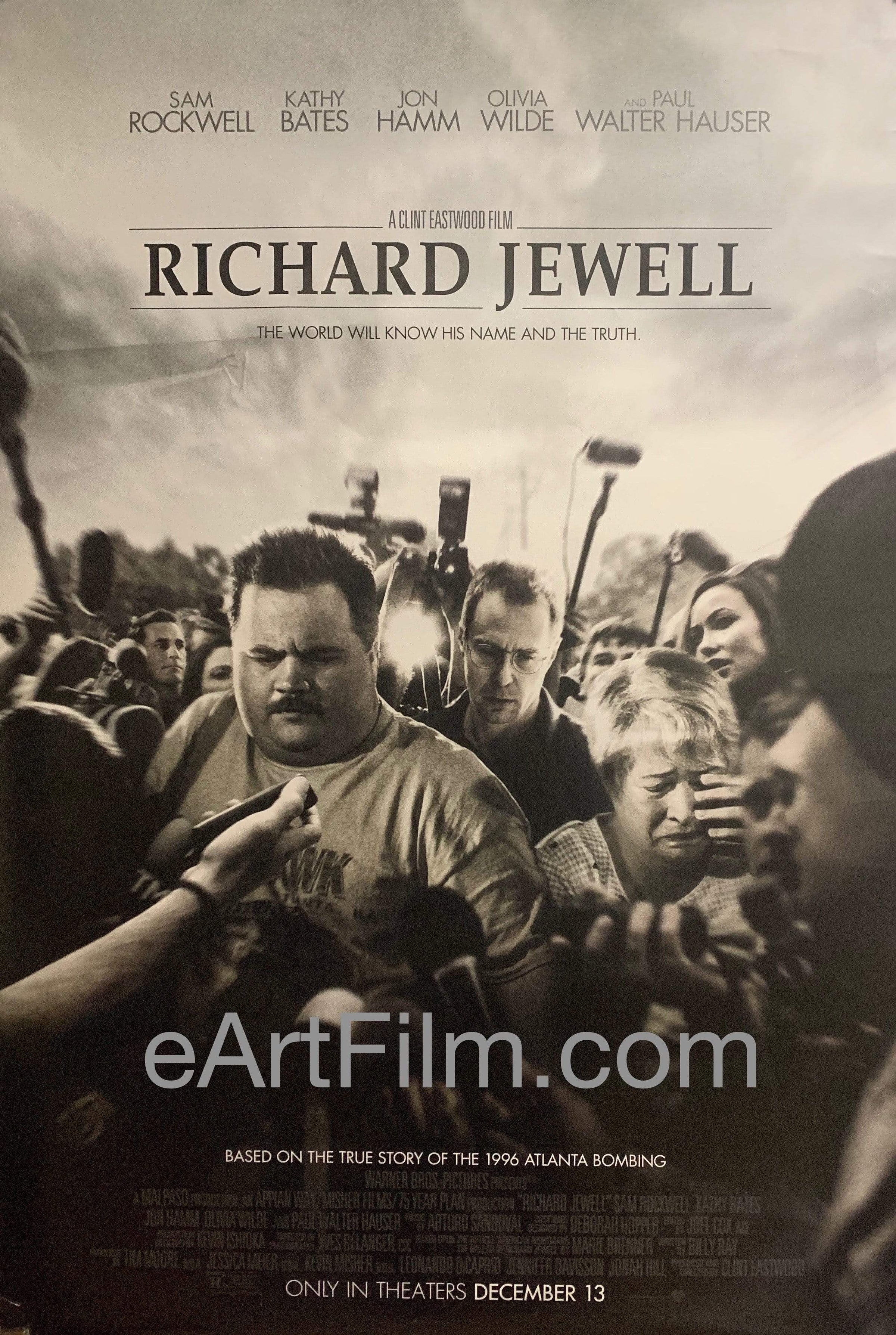 eArtFilm.com U.S Advance One Sheet (27"x40") Richard Jewell 2019 27x40 DS Clint Eastwood Jon Hamm Kathy Bates