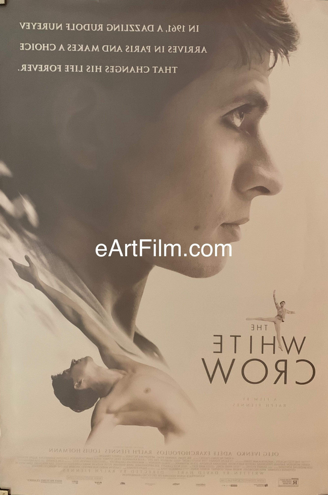 eArtFilm.com U.S Advance One Sheet (27"x40") White Crow 2018 27x40 DS Ralph Fiennes Rudolf Nureyev biographical drama