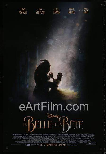 eArtFilm.com U.S International One Sheet (27"x40") Beauty And The Beast-Walt Disney-Emma Watson-Dan Stevens-France-27x40
