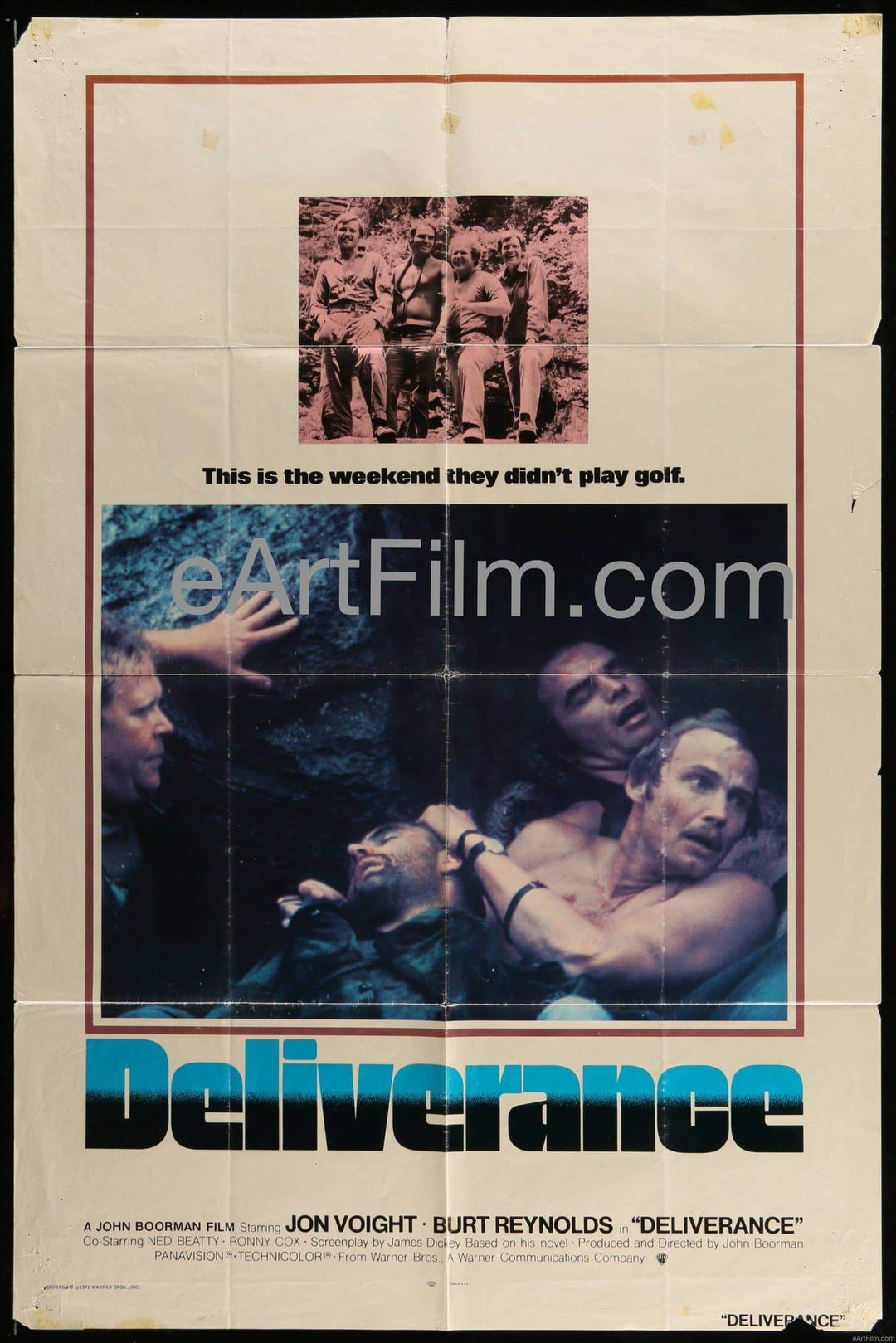 eArtFilm.com U.S International Style One Sheet (27"x41") Deliverance-1972-27x41-Jon Voight-Burt Reynolds-Ned Beatty-John Boorman
