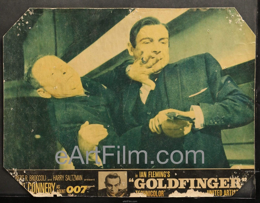 eArtFilm.com U.S Lobby Cards (11"x14") Goldfinger-1964-11x14-Original Lobby Card-Sean Connery James Bond 007