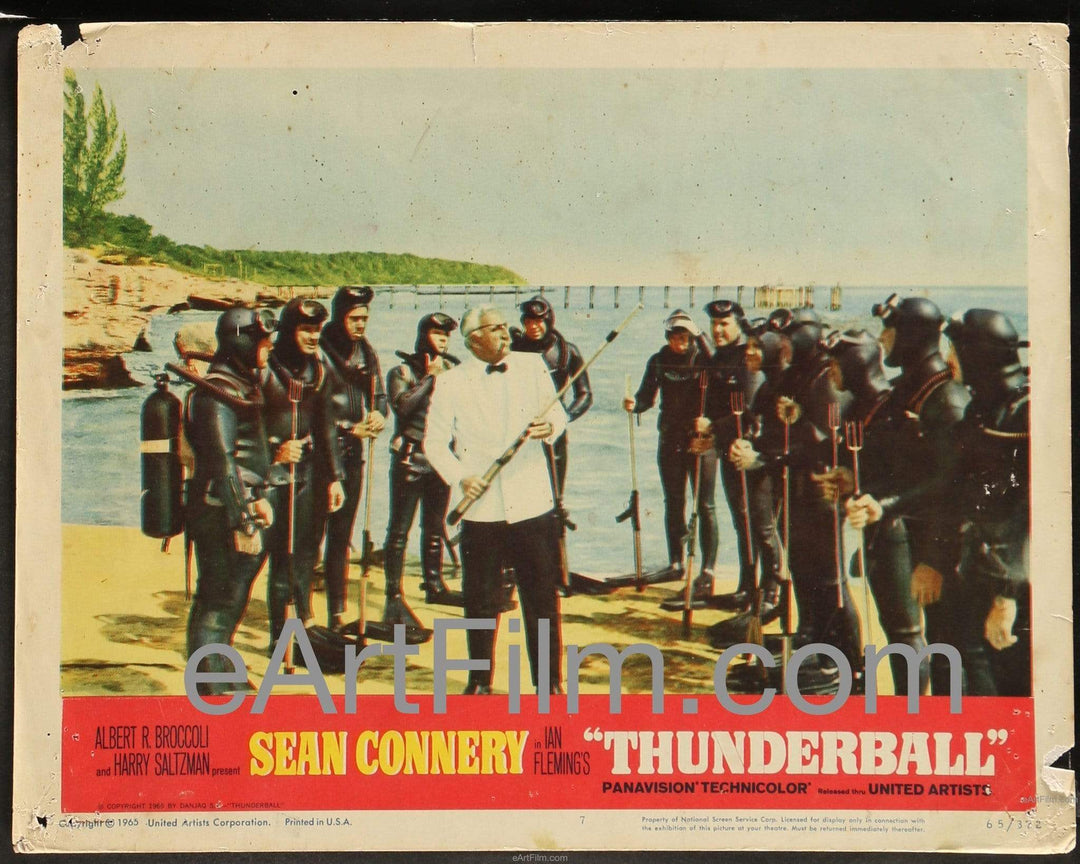 eArtFilm.com U.S Lobby Cards (11"x14") Thunderball-1965-Original Lobby Card-11x14-Sean Connery James Bond 007 Largo