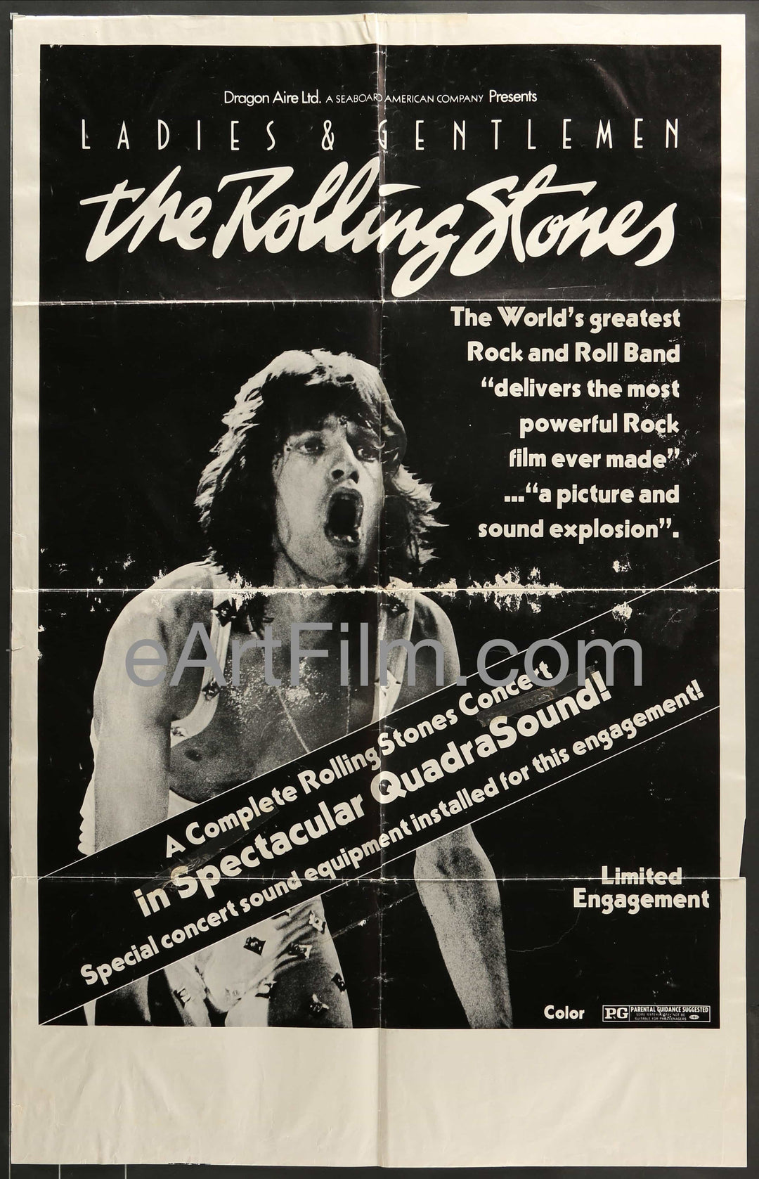 eArtFilm.com U.S One Sheet (24.25"x38") Ladies & Gentlemen The Rolling Stones-1972 North American Tour-24x38