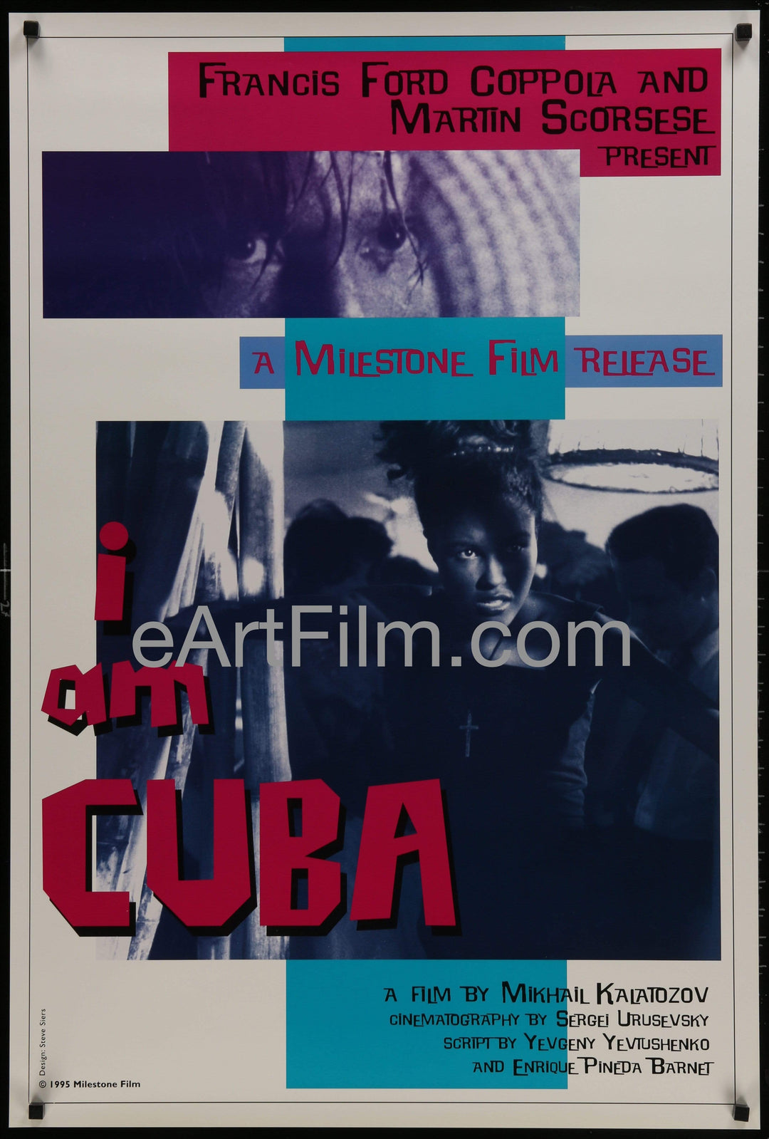 eArtFilm.com U.S One Sheet (26"x39") I Am Cuba aka Soy Cuba original movie poster R95 Martin Scorsese Francis F Coppola