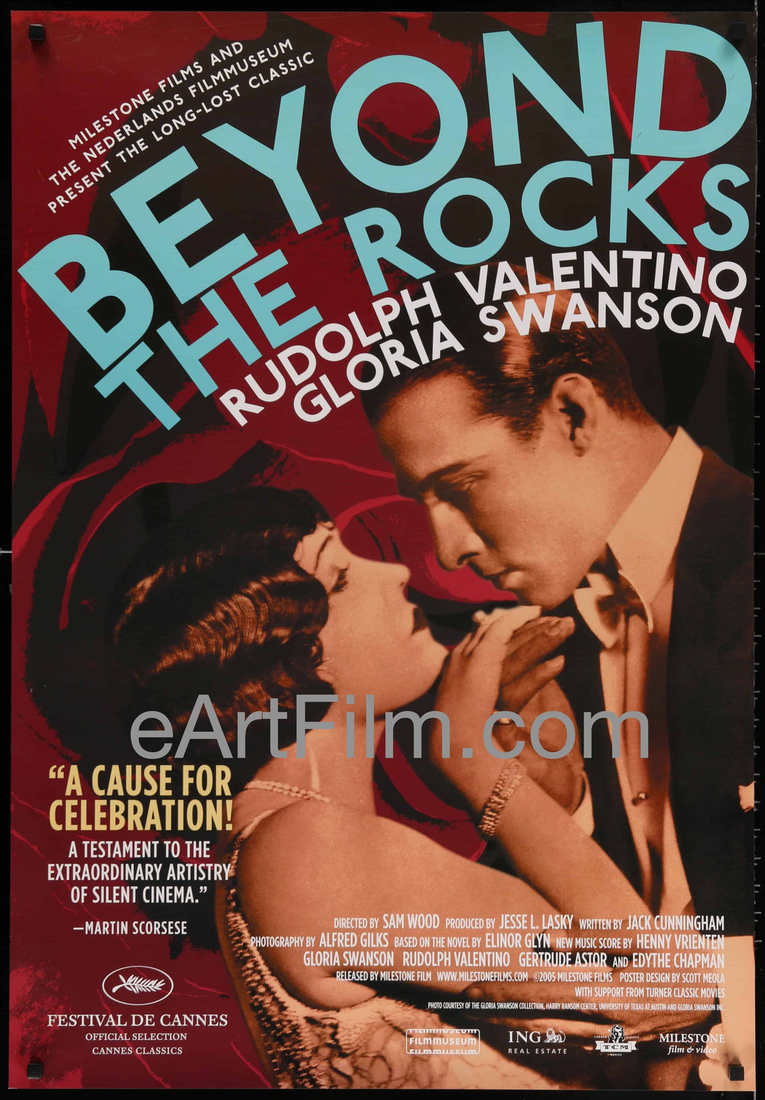 eArtFilm.com U.S One Sheet (27"x39") Beyond The Rocks original movie poster Rudolph Valentino Gloria Swanson R05