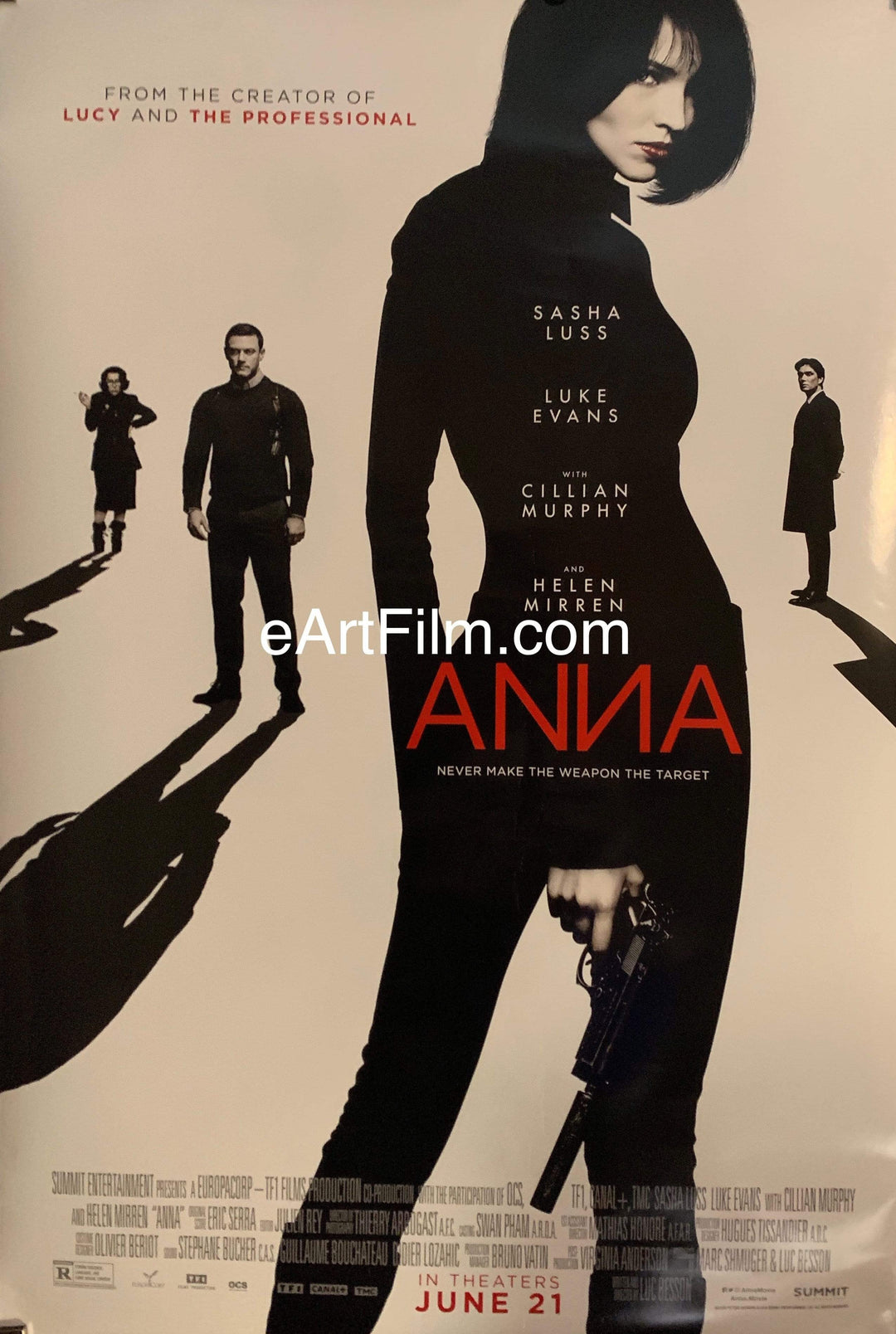 eArtFilm.com U.S One Sheet (27"x40") Advance Anna 2019 27x40 DS Sasha Luss assassin action thriller