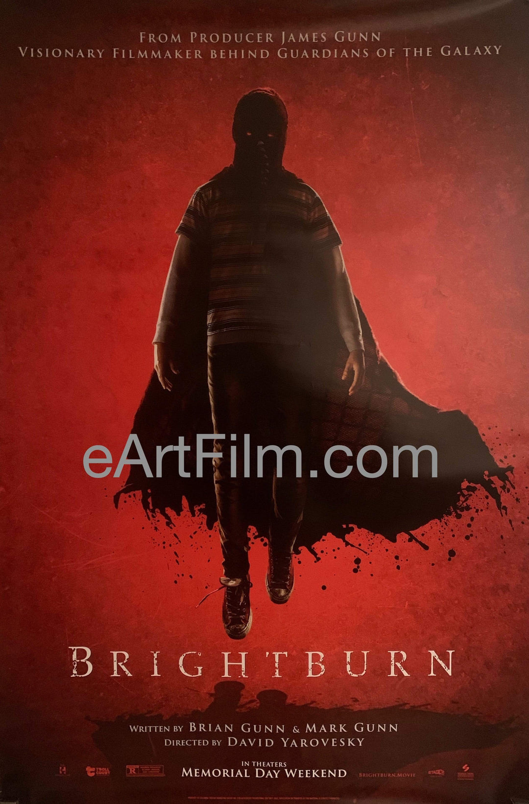 eArtFilm.com U.S One Sheet (27"x40") Advance Brightburn 2019 27x40 DS unfolded Elizabeth Banks alien horror