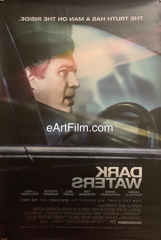 eArtFilm.com U.S One Sheet (27"x40") Advance Dark Waters 2019 27x40 DS Mark Ruffalo Anne Hathaway Tim Robbins