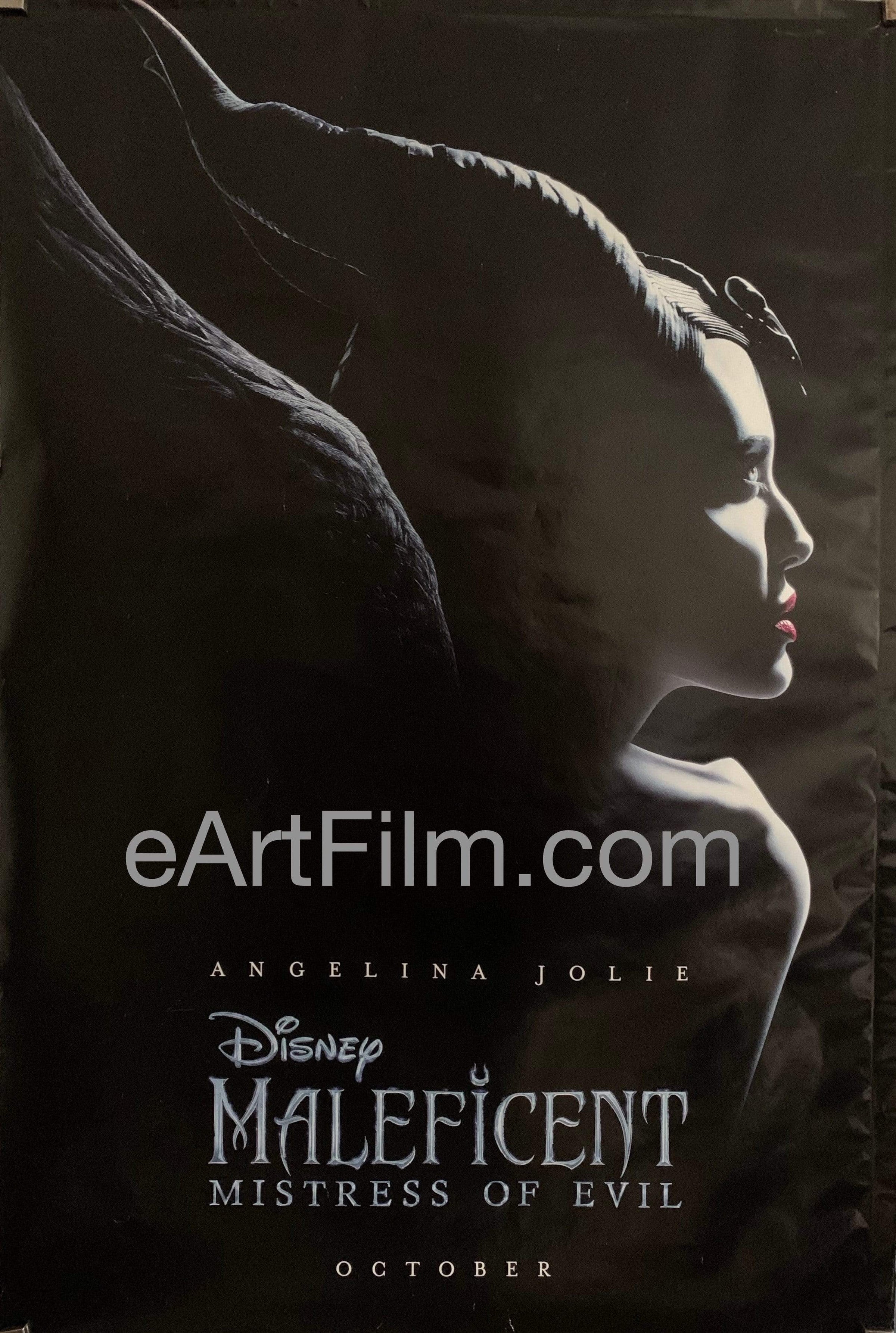 eArtFilm.com U.S One Sheet (27"x40") Advance Maleficent Mistress Of Evil 2019 27x40 DS Angelina Jolie Disney fantasy