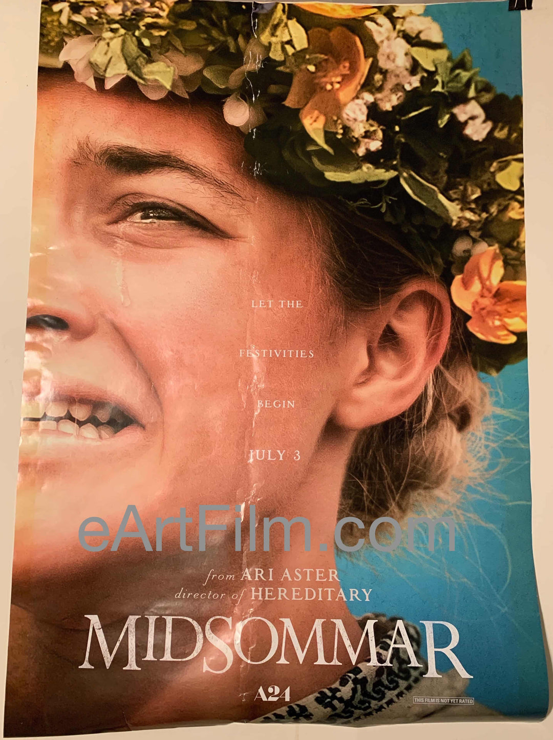 eArtFilm.com U.S One Sheet (27"x40") Advance Midsommar rolled original double sided 27"x40" poster 2019 pagan cult horror