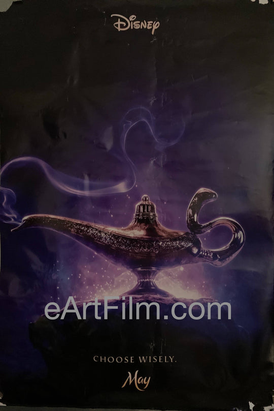 eArtFilm.com U.S One Sheet (27"x40") Double Sided Aladdin original movie poster 2019 27x40 DS teaser Disney