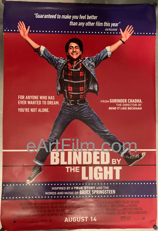 eArtFilm.com U.S One Sheet (27"x40") Double Sided Blinded By The Light original movie poster 2019 27x40 Bruce Springsteen