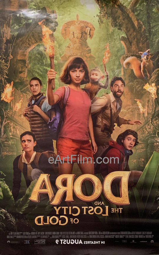 eArtFilm.com U.S One Sheet (27"x40") Double Sided Dora And The Lost City Of Gold 2019 27x40 DS family mystery adventure
