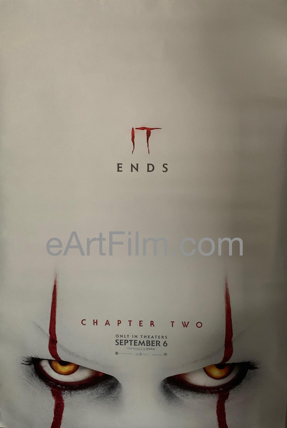 It Chapter Two original movie poster advance double sided 2019 27x40 e ...