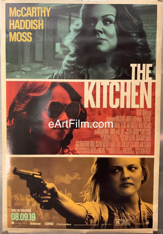 eArtFilm.com U.S One Sheet (27"x40") Double Sided Kitchen original movie poster double sided McCarthy Haddish Moss 2019 27x40