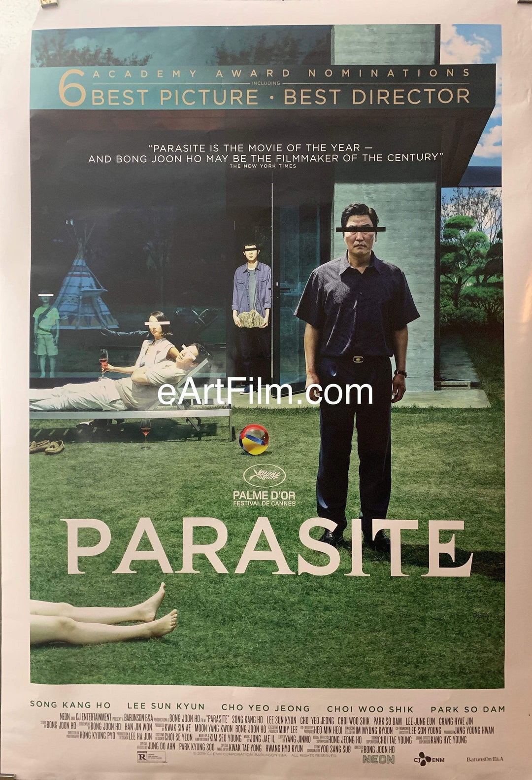 eArtFilm.com U.S One Sheet (27"x40") Double Sided Parasite 2019 27x40 Bong Joon Ho original movie poster BEST PICTURE