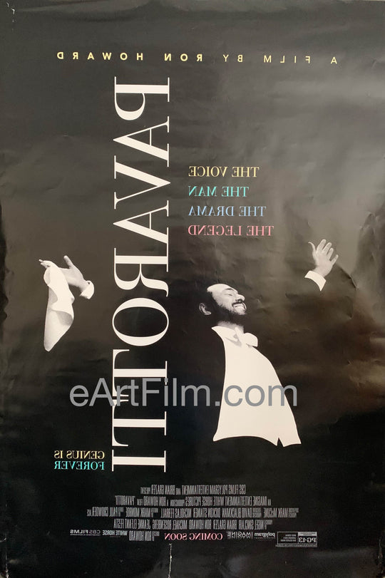 eArtFilm.com U.S One Sheet (27"x40") Double Sided Pavarotti original movie poster 2019 27x40 Ron Howard documentary