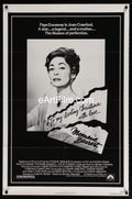 eArtFilm.com U.S One Sheet (27"x40") Mommie Dearest vintage movie poster 1981 27x41 Faye Dunaway is Joan Crawford