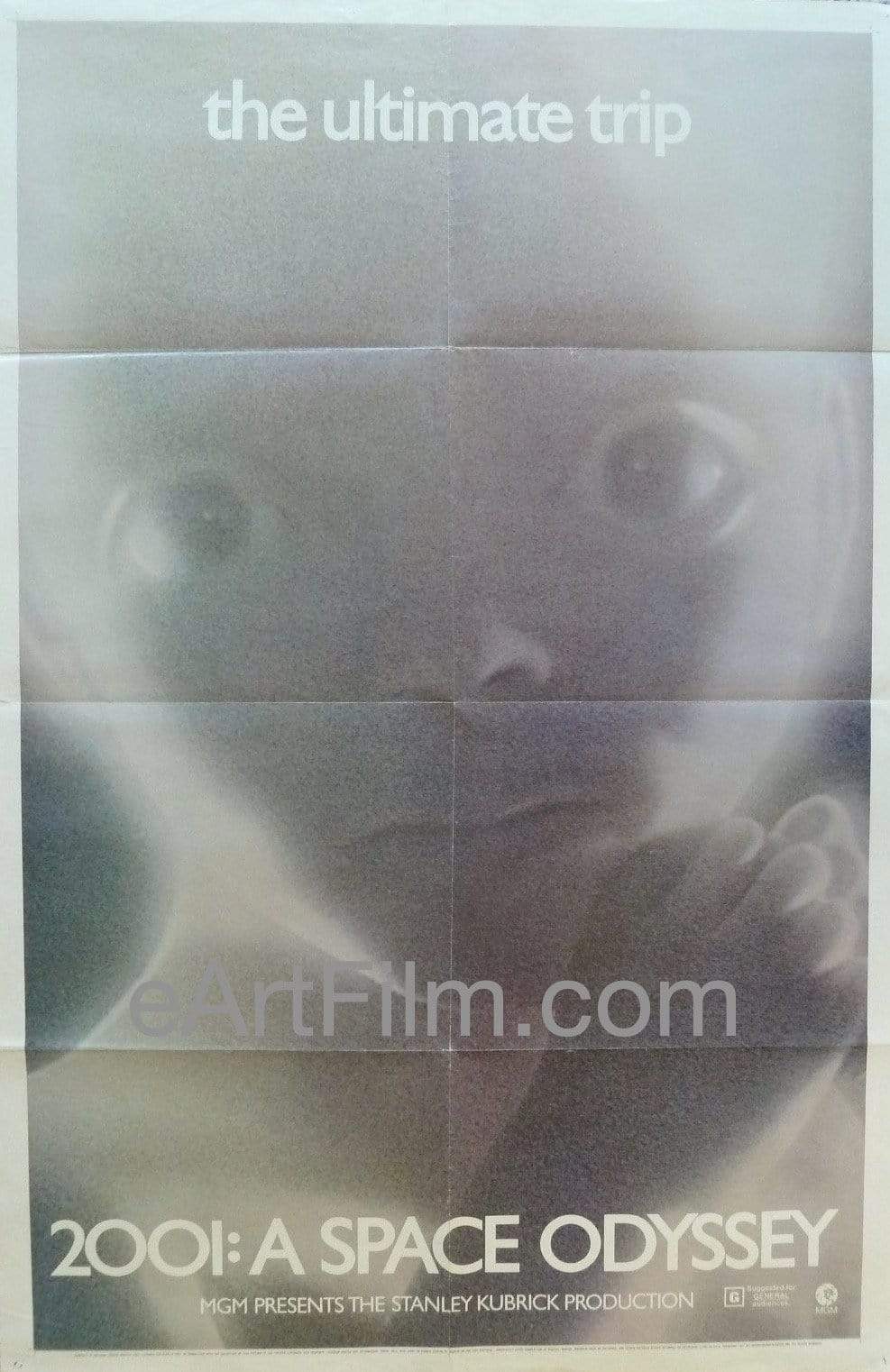 eArtFilm.com U.S One Sheet (27"x41") 2001: A Space Odyssey R1974 27x41 Original U.S Movie Poster Stanley Kubrick