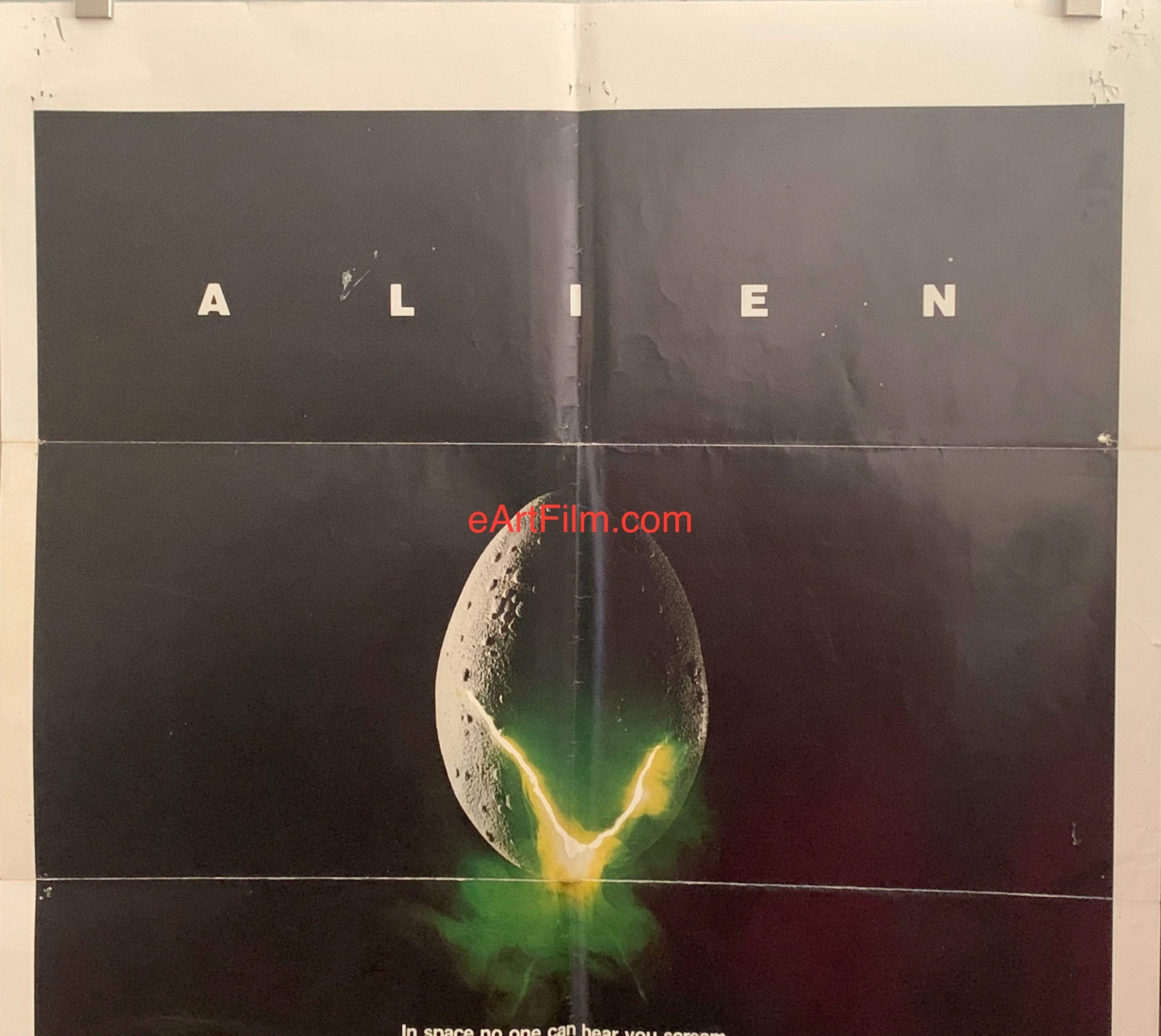 eArtFilm.com U.S One Sheet (27"x41") Alien 1979 27x41 Ridley Scott's sci-fi outer space monster classic