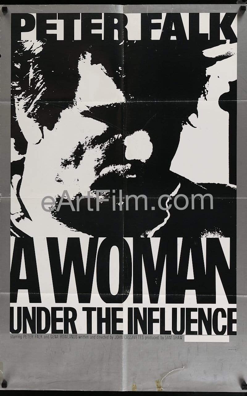 eArtFilm.com U.S One Sheet (27'x41") approx. A Woman Under The Influence-John Cassavetes-Gena Rowlands-27x41-1974