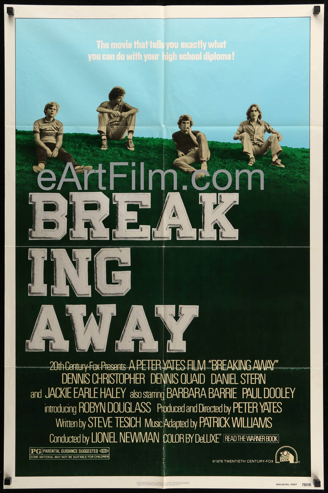 eArtFilm.com U.S One Sheet (27"x41") Breaking Away-Peter Yates-Dennis Quaid-Daniel Stern-1979-27x41