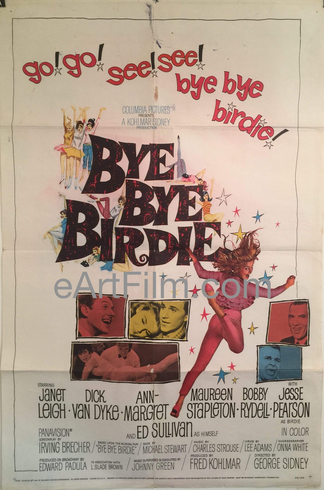 eArtFilm.com U.S One Sheet (27"x41") Bye Bye Birdie-Ann Margret-Janet Leigh-Dick Van Dyke-1963-27x41
