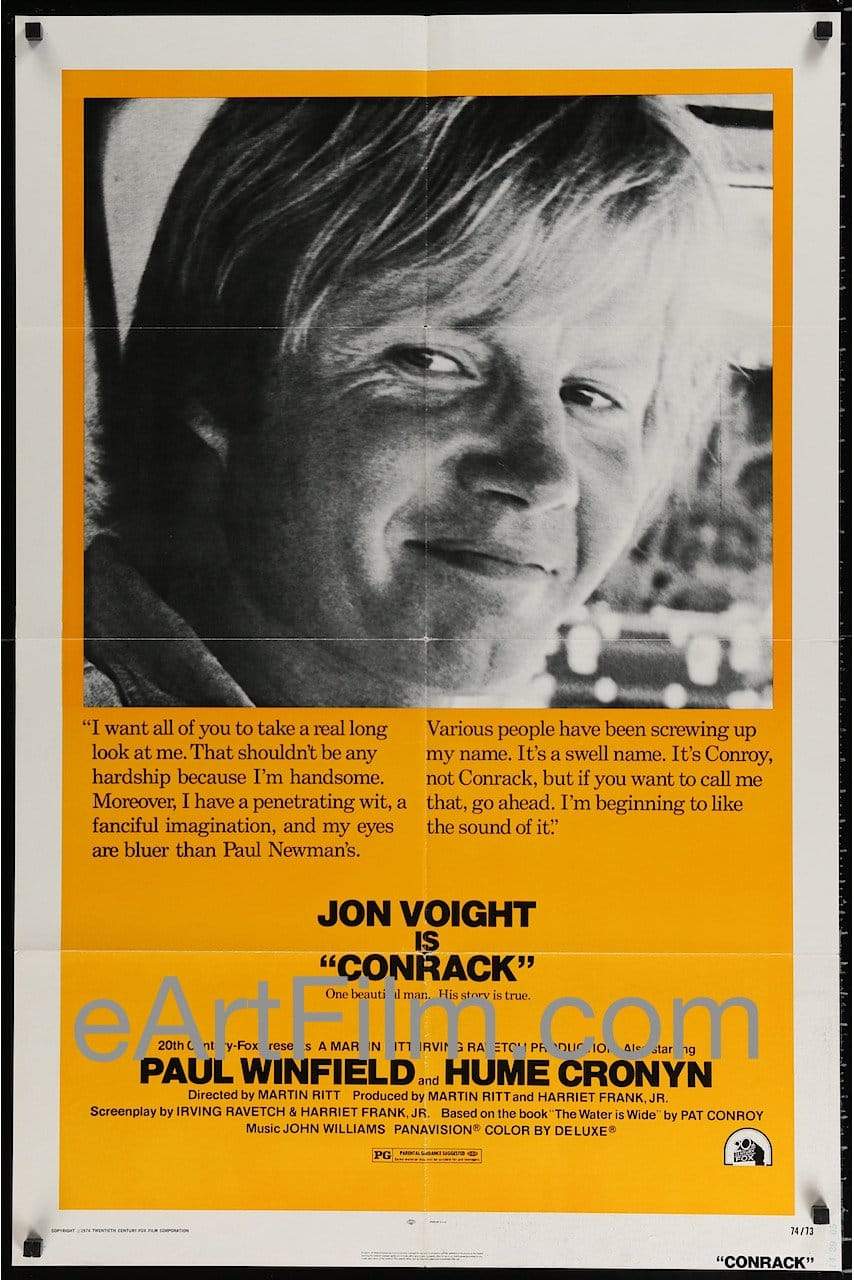 eArtFilm.com U.S One Sheet (27"x41") Conrack 1974 27x41 Jon Voight Paul Winfield Madge Sinclair Hume Cronyn