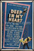 eArtFilm.com U.S One Sheet (27"x41'') Deep In My Heart big MGM all-star musical 1954 27x41