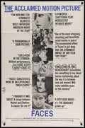 eArt/Film U.S One Sheet (27"x41") Faces 1968 27x41 Original Movie Poster John Cassavetes