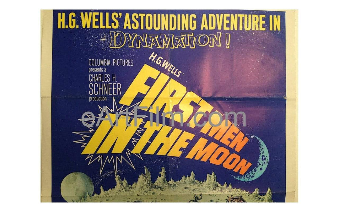 eArtFilm.com U.S One Sheet (27"x41") First Men In The Moon (1964) 27x41 Original US One Sheet