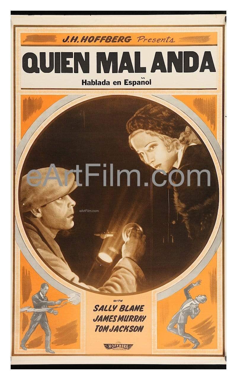 eArtFilm.com U.S One Sheet (27"x41") for Spanish audiences Default Reckoning Quien Mal Anda 1932 27x41 One Sheet United States