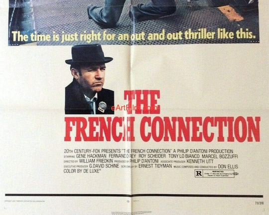 eArtFilm.com U.S One Sheet (27"x41") French Connection 1971 27x41 Gene Hackman William Friedkin NYC cop thriller