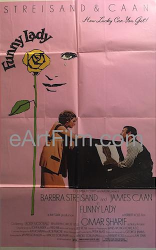 eArtFilm.com U.S One Sheet (27"x41") Funny Lady-Barbra Streisand-James Caan-Omar Sharif-Ray Stark-1975-27x41