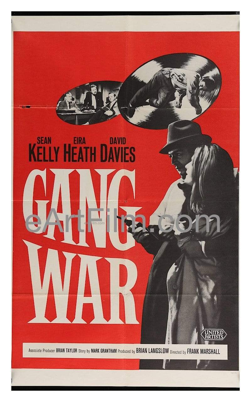 eArtFilm.com U.S One Sheet (27"x41") Gang War 1962 27x41 Original U.S One Sheet Movie Poster Crime Drama
