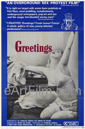 eArtFilm.com U.S One Sheet (27"x41") Greetings-1968-27x41-Brian De Palma-Robert De Niro-RARE-X rating!