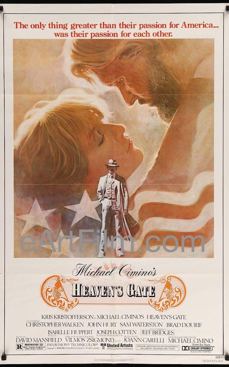 eArt/Film U.S One Sheet (27"x41") Heaven's Gate-Michael Cimino-Kris Kristofferson-Christopher Walken-1981-27x41