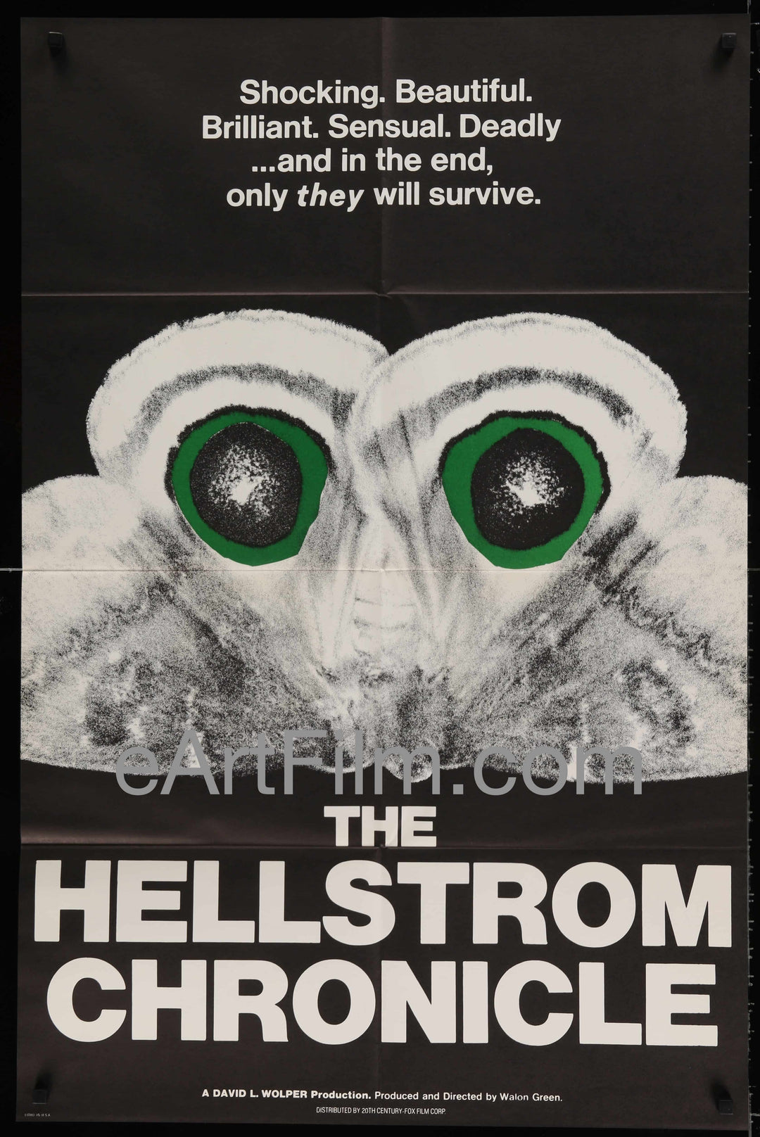 eArtFilm.com U.S One Sheet (27"x41") Hellstrom Chronicle-Walon Green & Ed Spiegel bug and nature documentary-1971-27x41