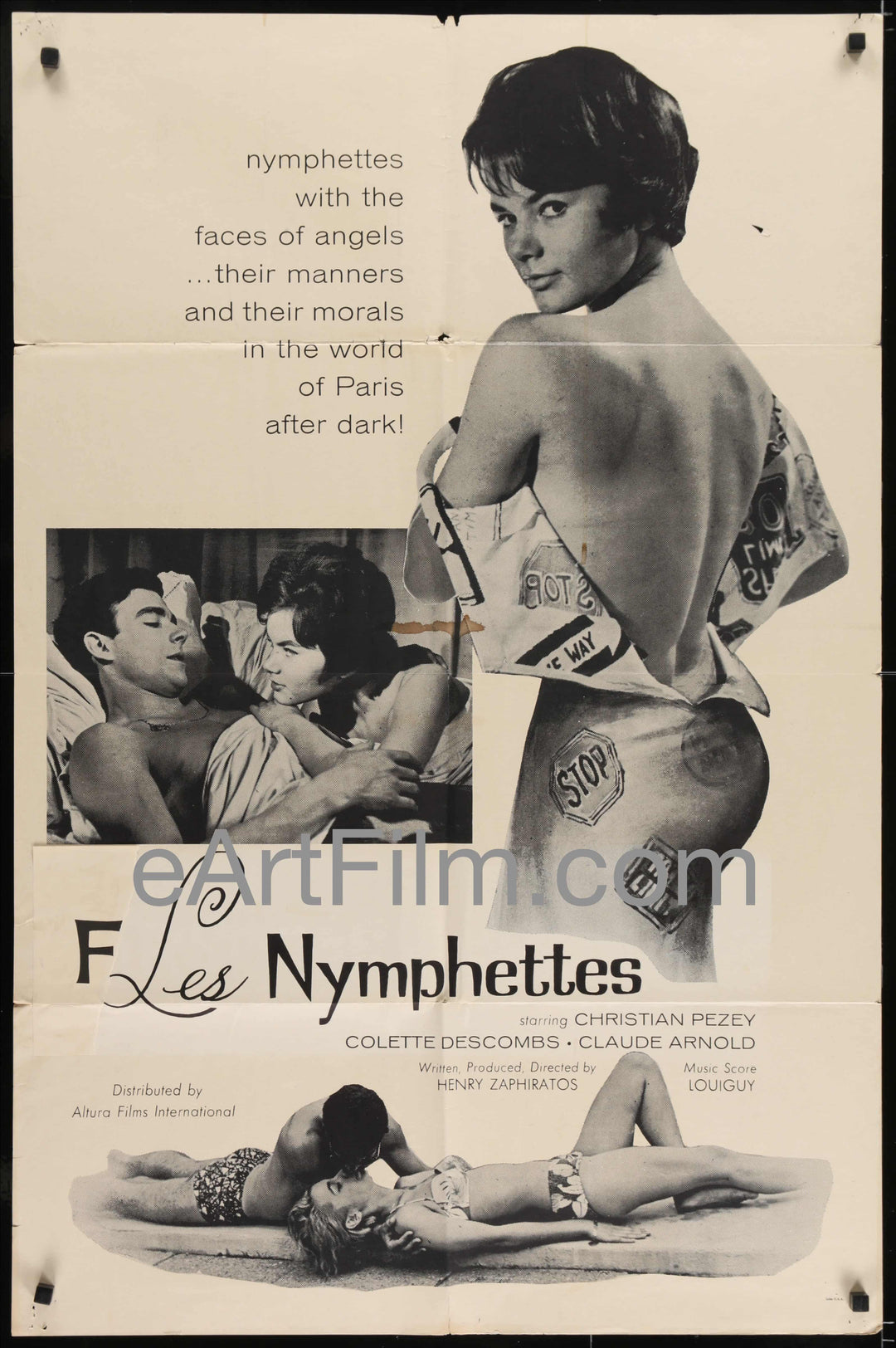 eArtFilm.com U.S One Sheet (27"x41") Les Nymphettes-First Taste Of Love-Maurice Delbez-Zaphiratos French romantic drama