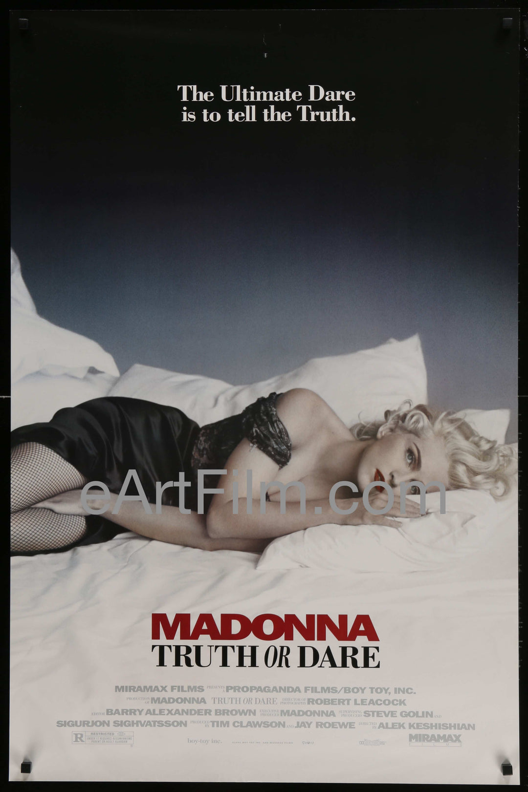 eArtFilm.com U.S One Sheet (27"x41") Madonna: Truth Or Dare aka In Bed With Madonna movie poster 1991 27x41