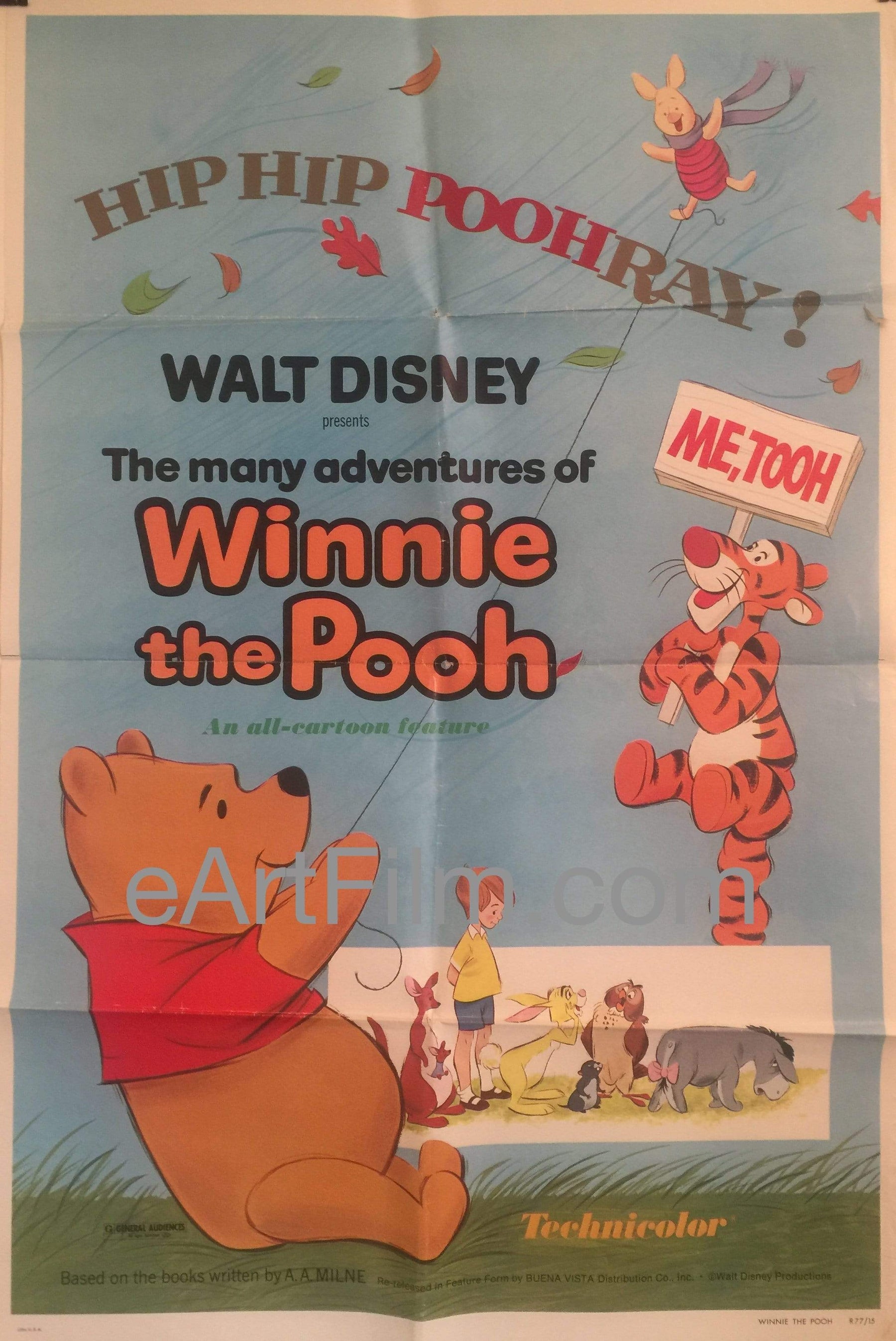 Many Adventures Of Winnie The Pooh-1977 animated compilation-3 Pooh's ...